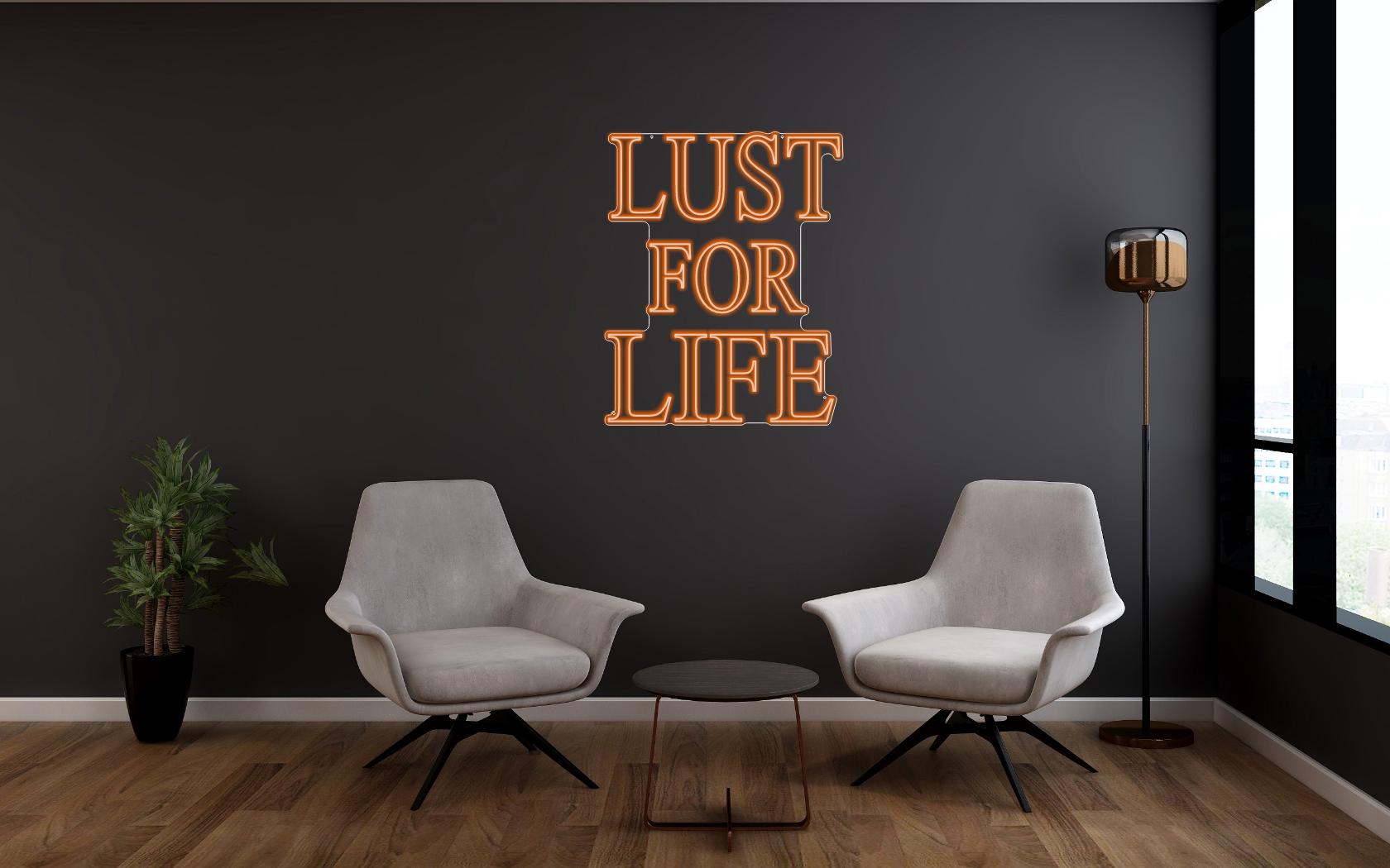 Custom Neon: LUST FOR LIFE