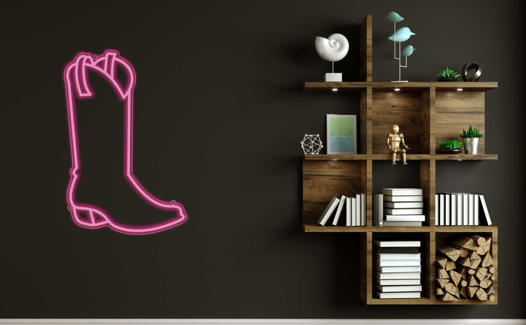 Custom Neon: Boot