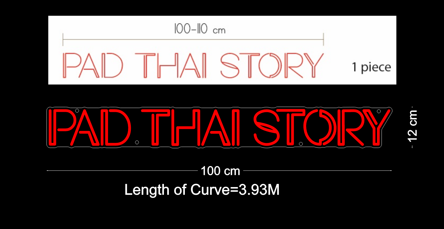 Custom Neon: PAD THAI STORY