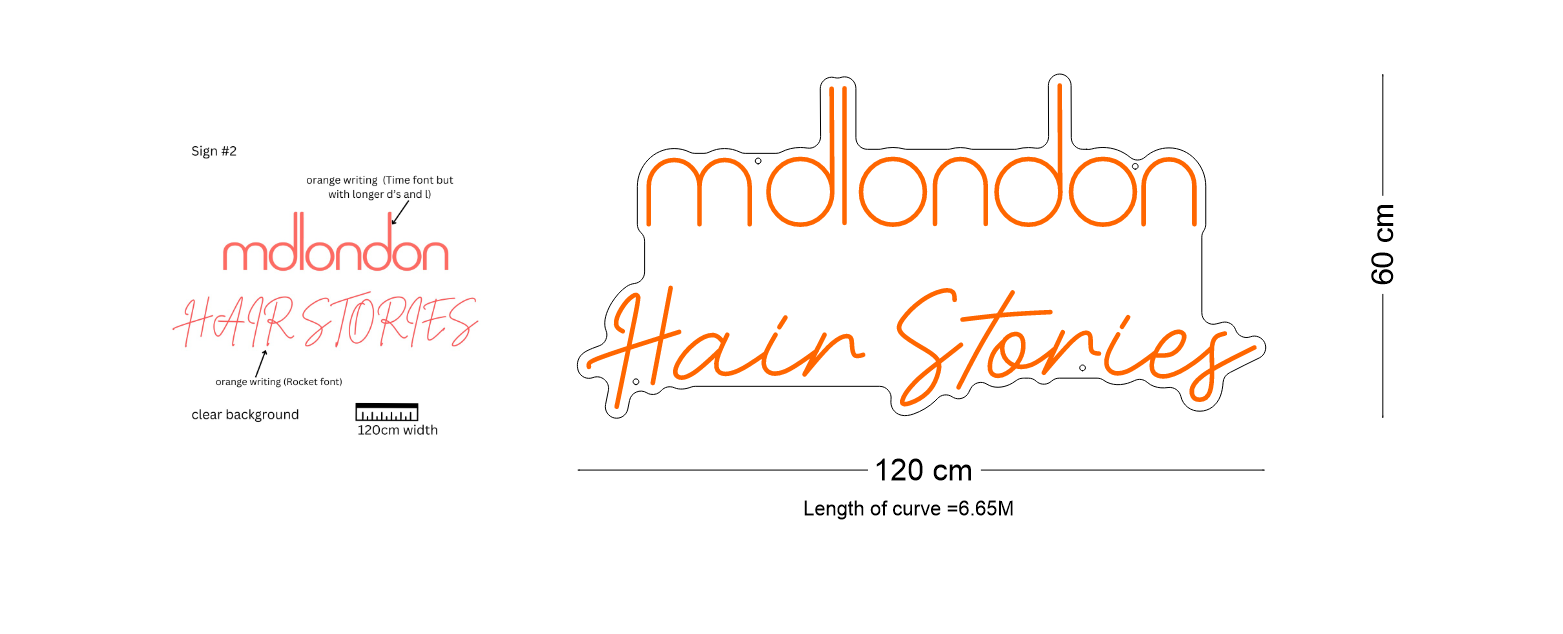 Custom Neon: mdlondon Hair Stories