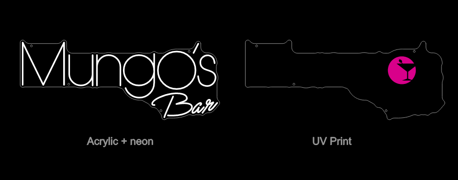 Custom Neon: Mungo's Bar