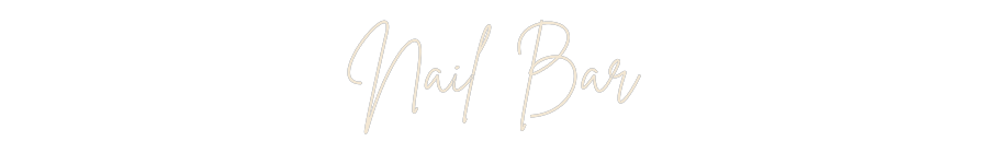 Custom Neon: Nail Bar