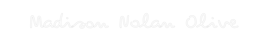 Custom Neon: Madison Nolan...