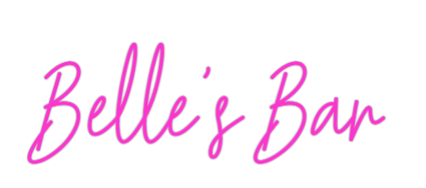 Custom Neon: Belle's Bar