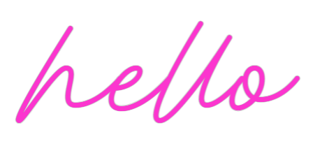 Custom Neon: hello