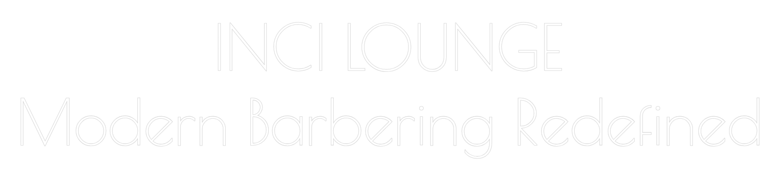 Custom Neon: INCI LOUNGE 
...