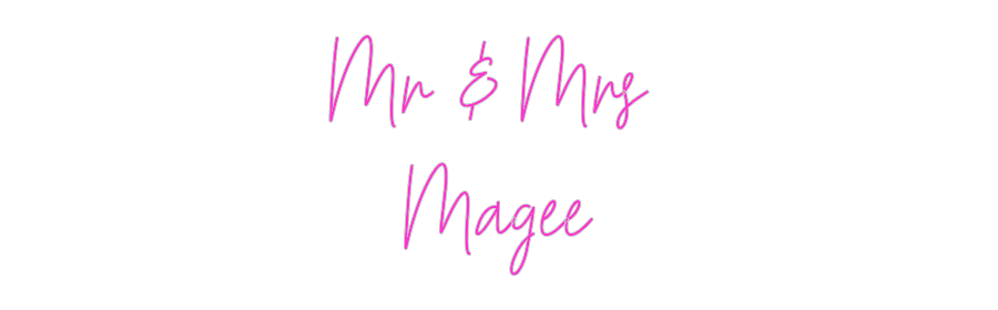 Custom Neon: Mr & Mrs 
Ma...