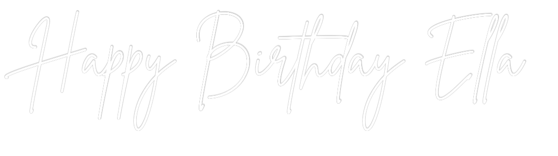 Custom Neon: Happy Birthda...