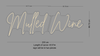 8x Custom neons signs Mulled Wine