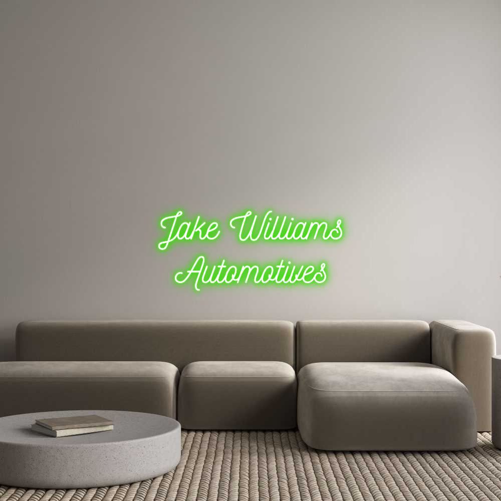 Custom Neon: Jake Williams...