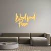 Custom Neon: Wood fired
P...