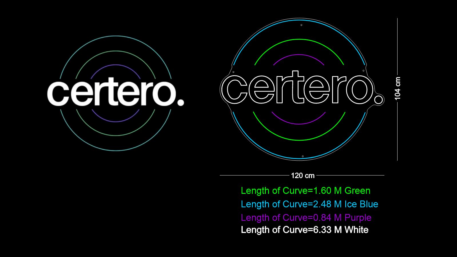 Custom Neon: Certero.