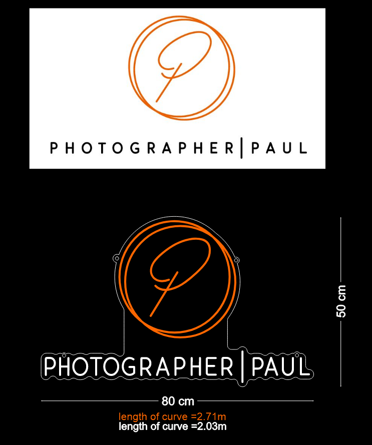 Custom Neon: Photographer | Paul