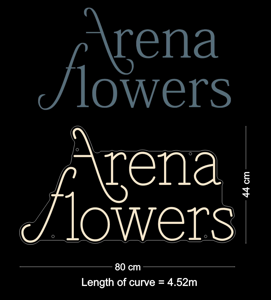 Custom Neon: Arena Flowers