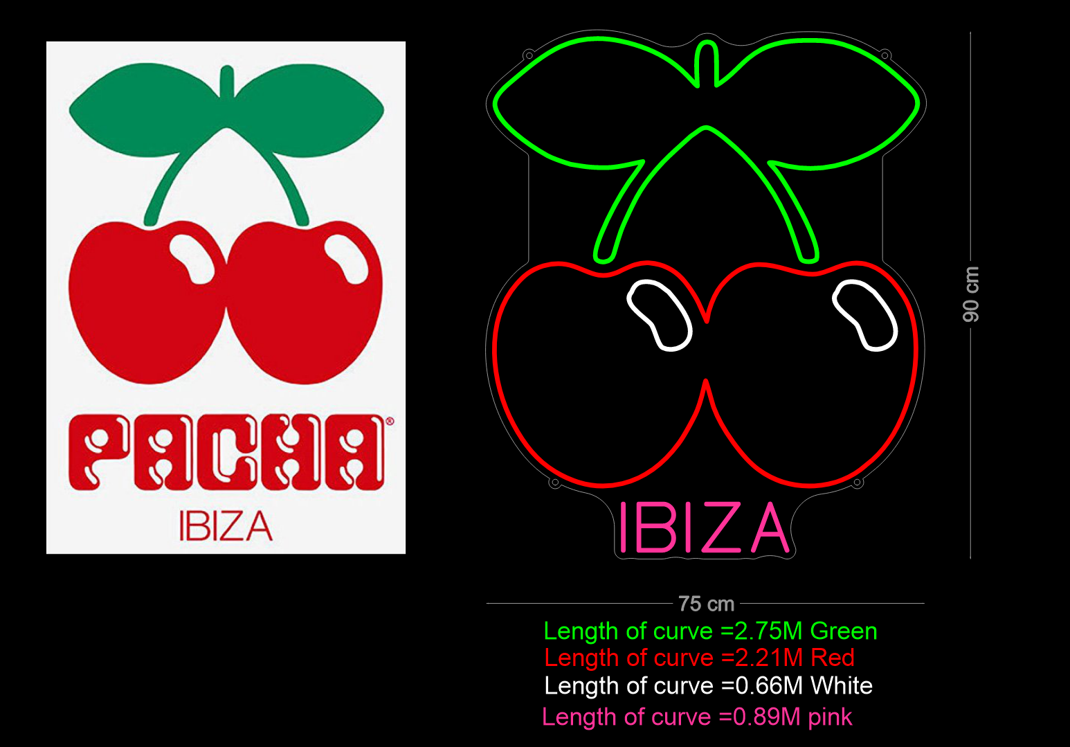 Custom Neon: IBIZA