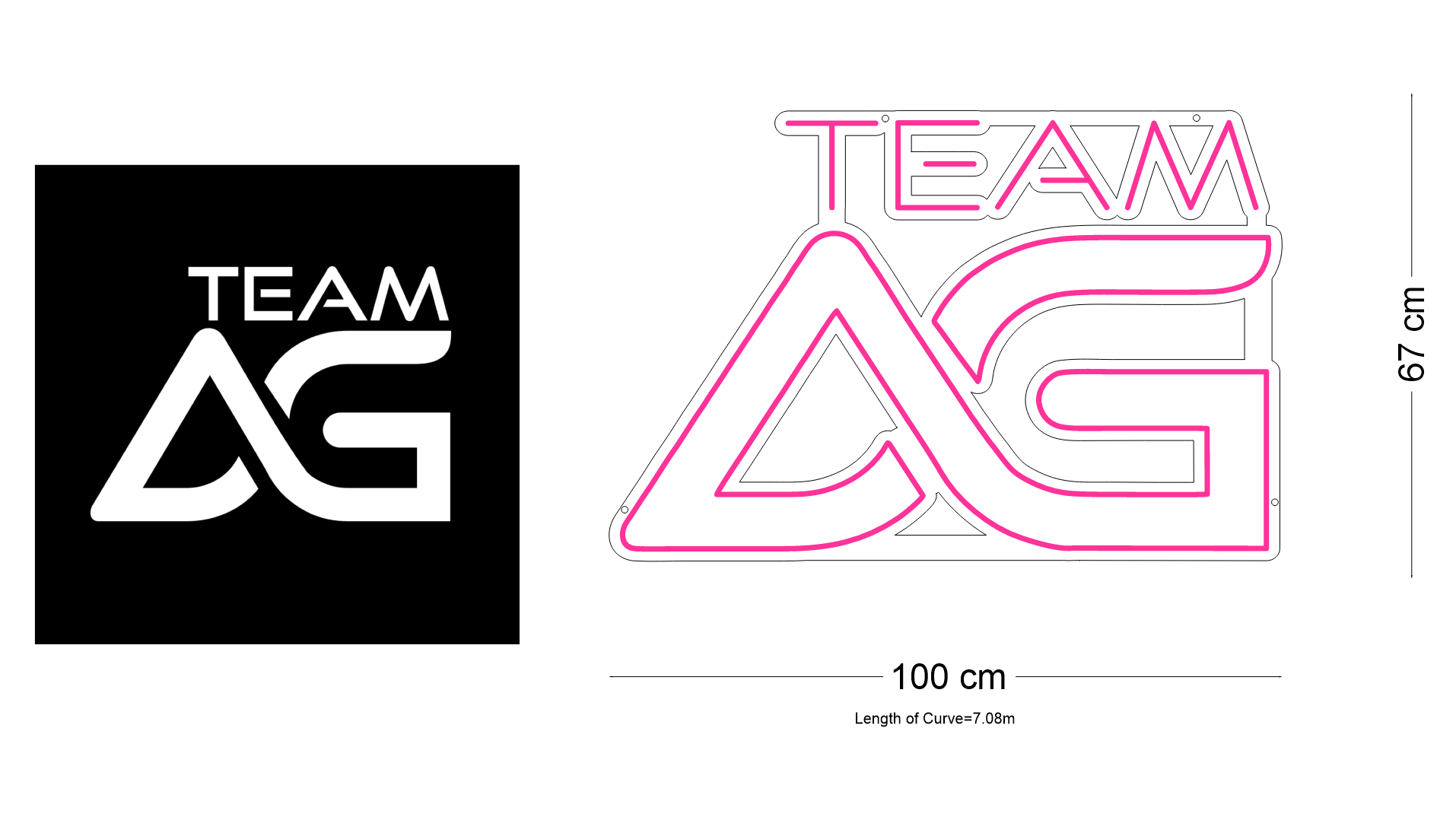 Custom Neon: TEAM AG