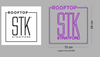 Custom Sign: ROOFTOP STK STRATFORD