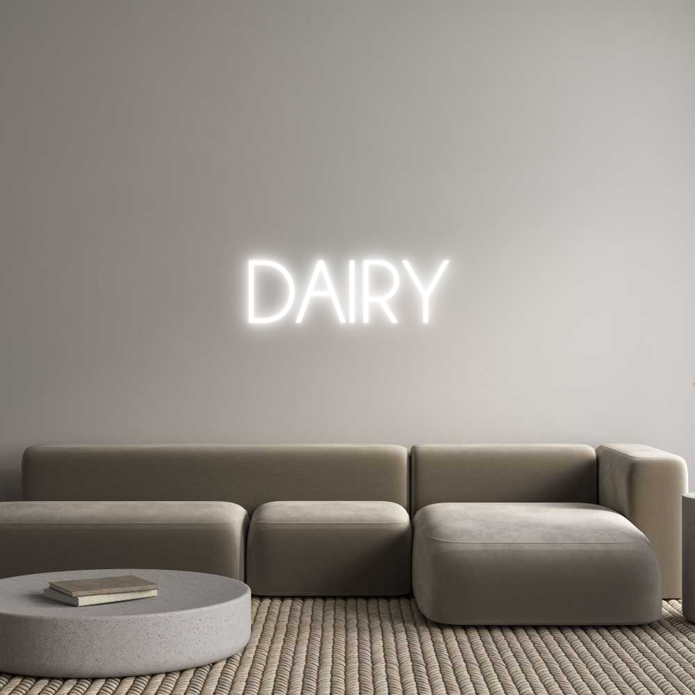 Custom Neon: DAIRY