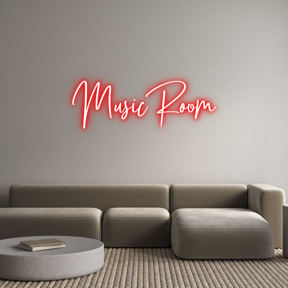 Custom Neon: Music Room