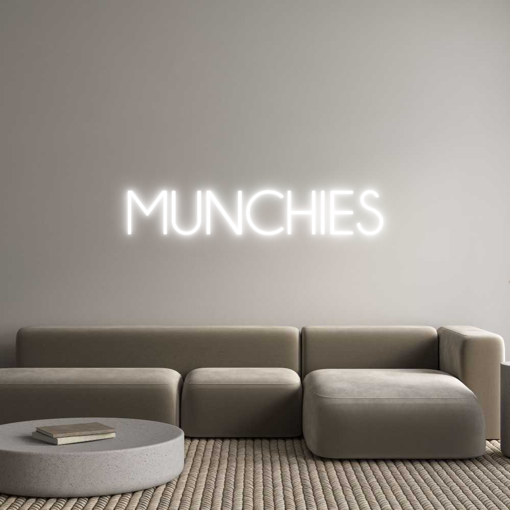 Custom Neon: MUNCHIES