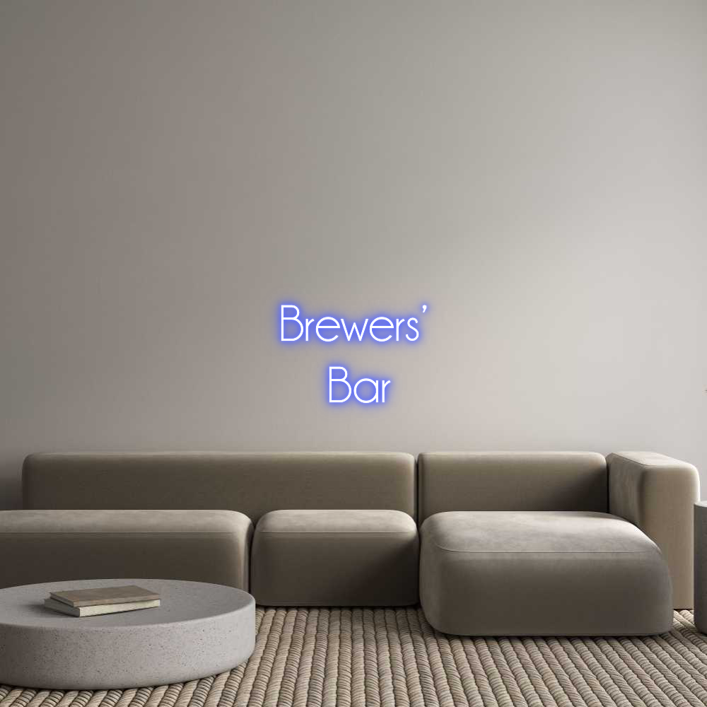 Custom Neon: Brewers’ 
Bar