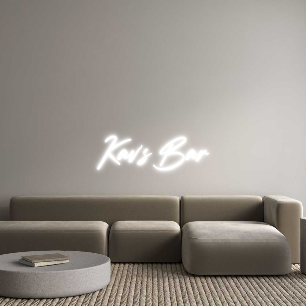 Custom Neon: Kav's Bar
