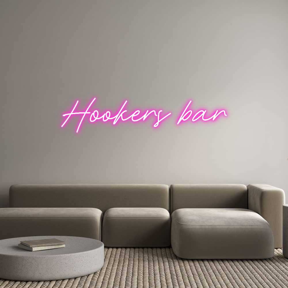 Custom Neon: Hookers bar