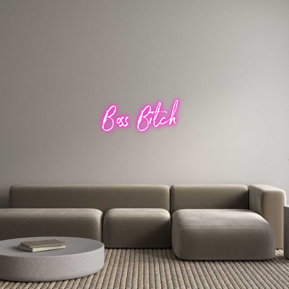 Custom Neon: Boss Bitch