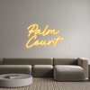 Custom Neon: Palm 
Court