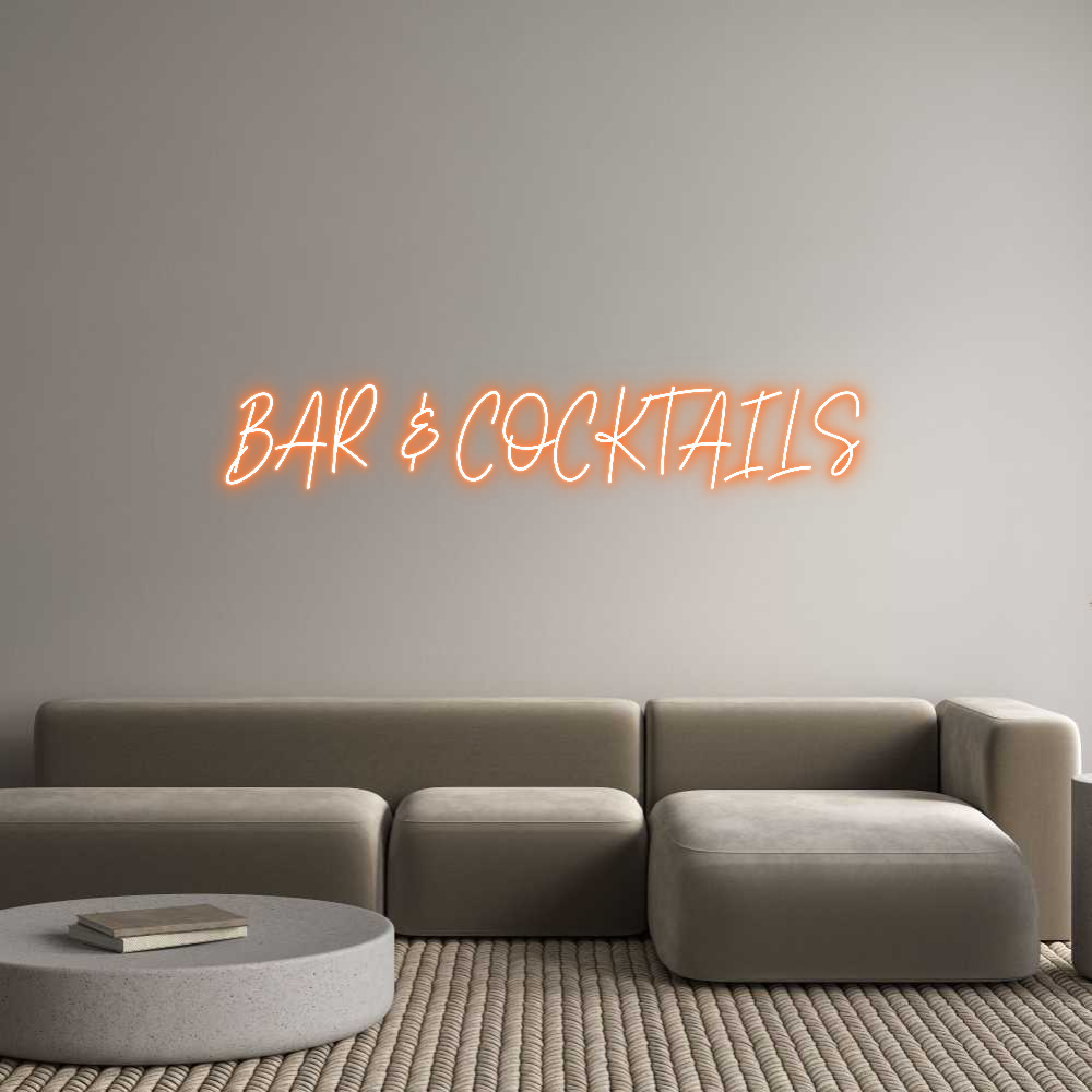 Custom Neon: BAR & COCKTAILS