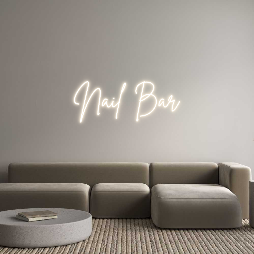 Custom Neon: Nail Bar