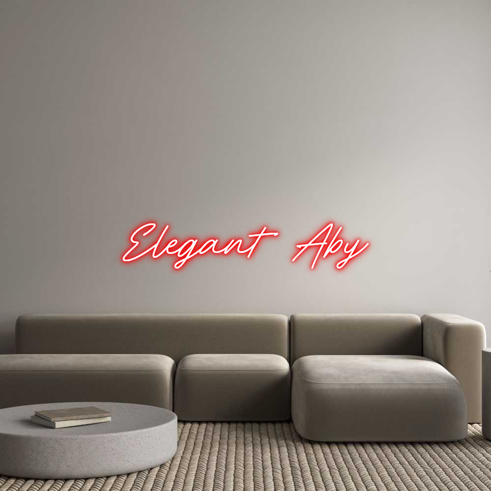 Custom Neon: Elegant Aby