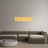 Custom Neon: TECHBOY