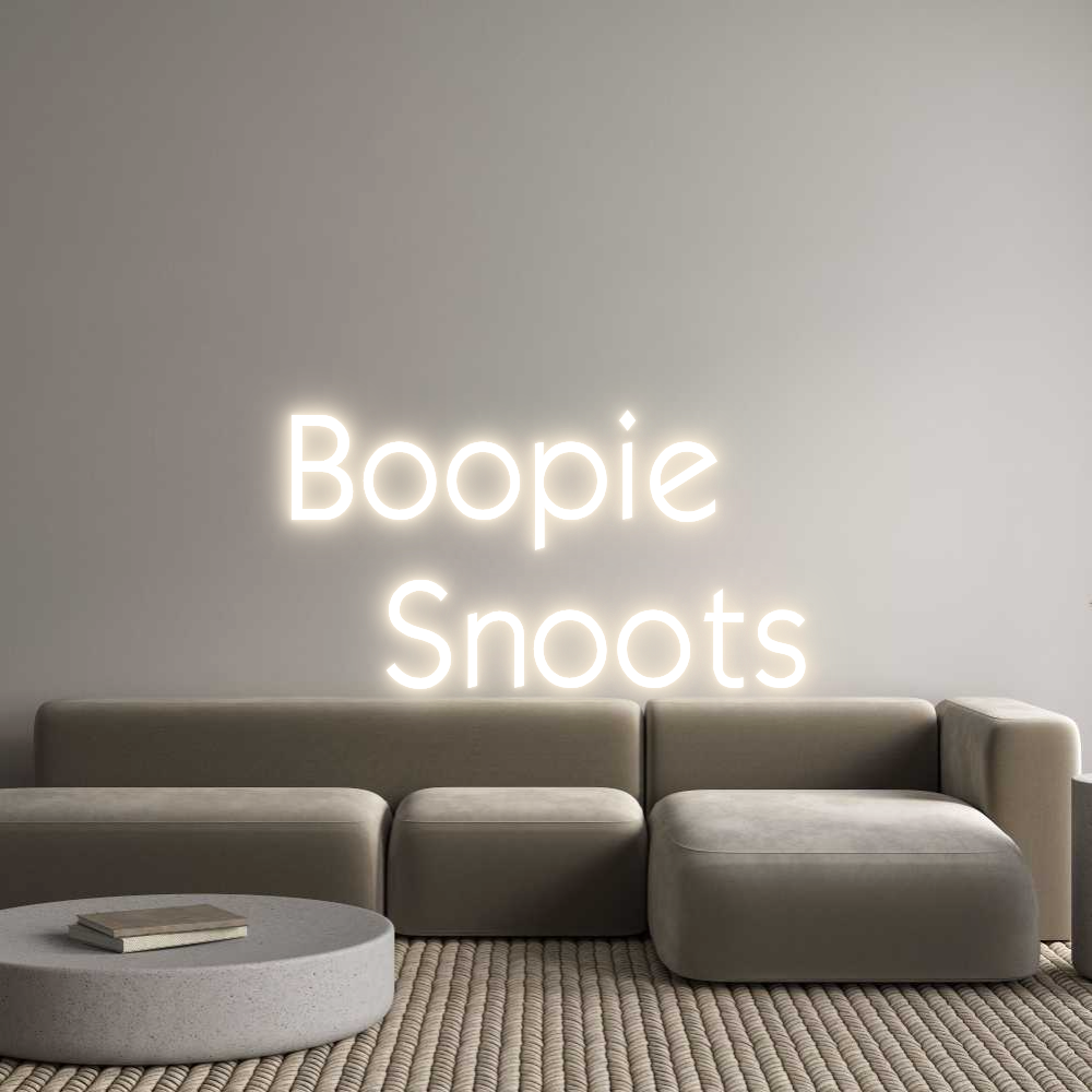Custom Neon: Boopie 
  Sn...