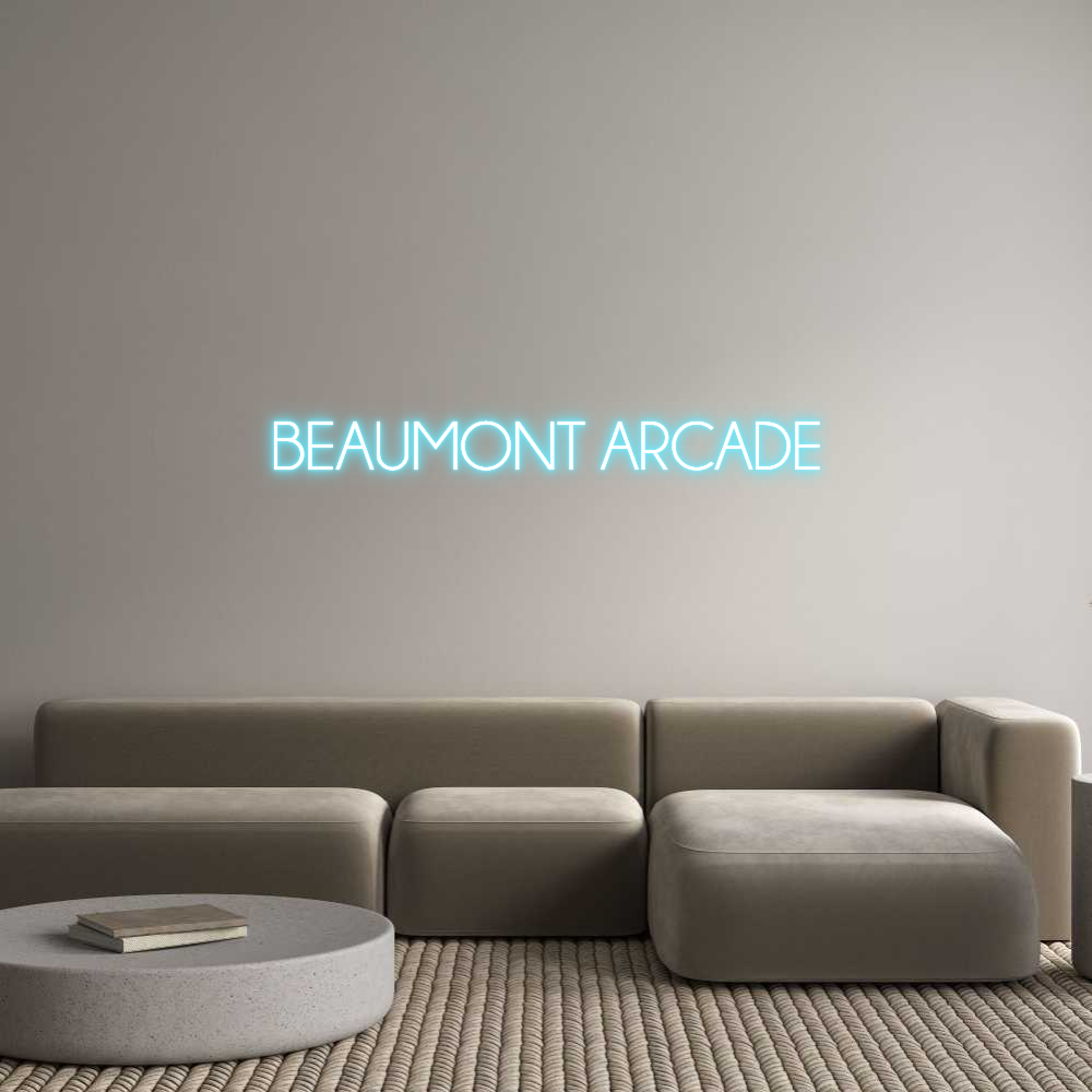 Custom Neon: BEAUMONT ARCADE