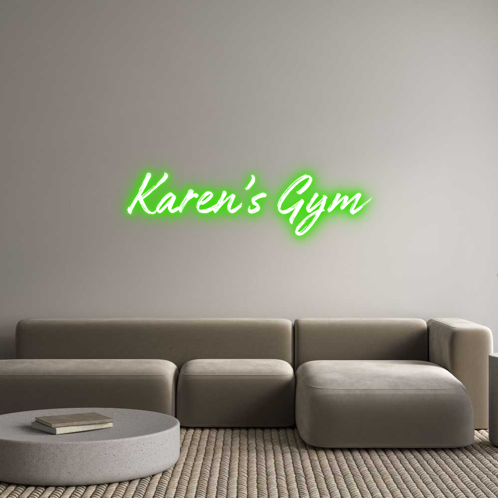 Custom Neon: Karen’s Gym