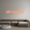 Custom Neon: BAR & COCKTAILS