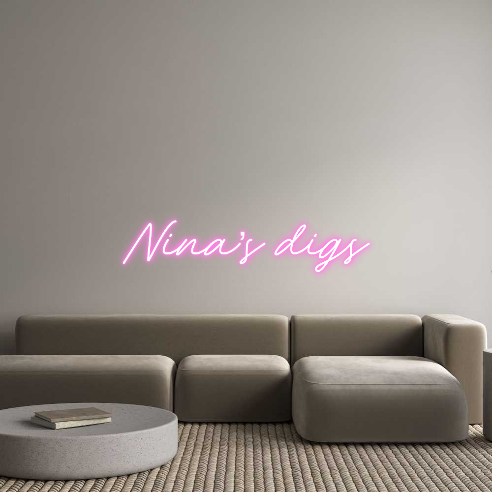 Custom Neon: Nina’s digs
