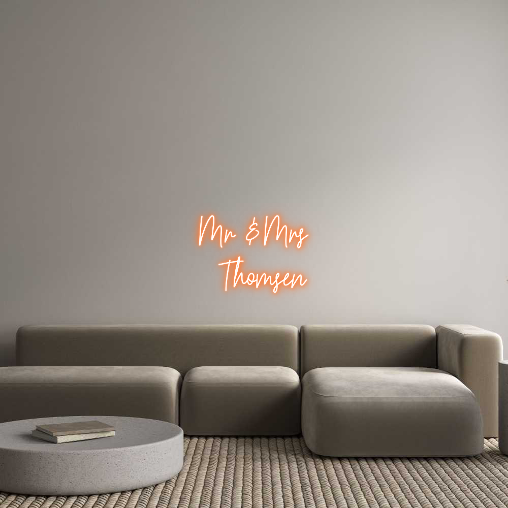 Custom Neon: Mr & Mrs 
Th...
