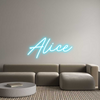 Custom Neon: Alice