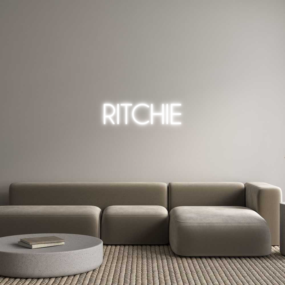 Custom Neon: RITCHIE