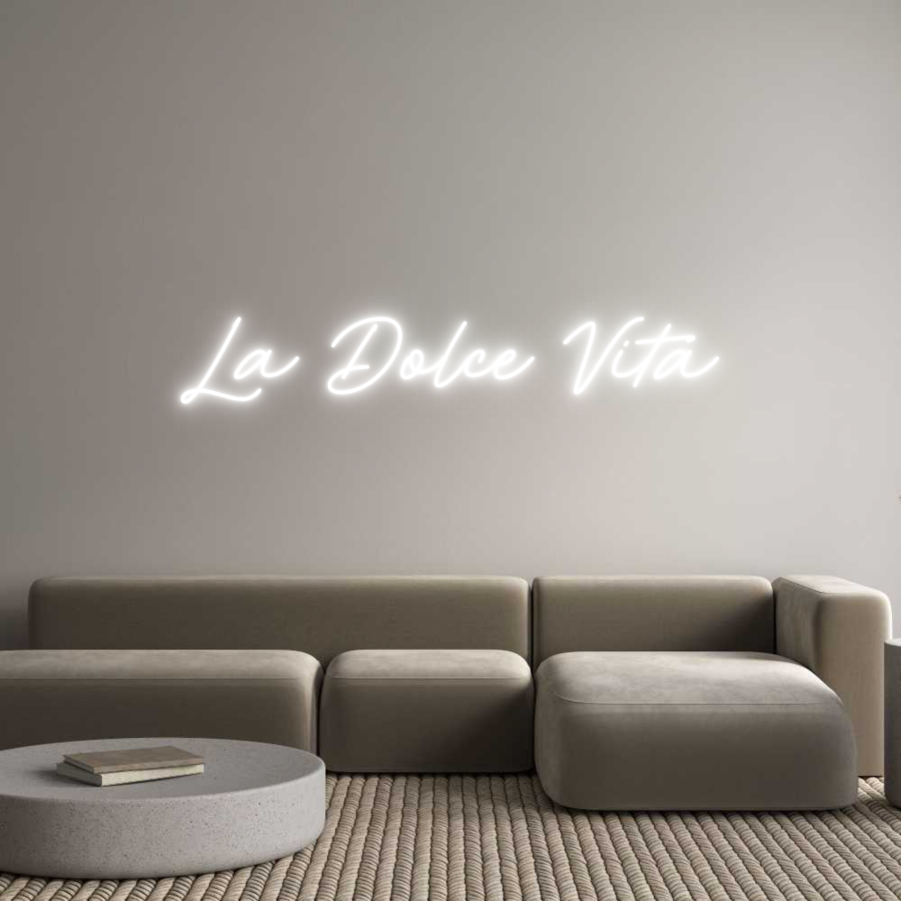Custom Neon: La Dolce Vita