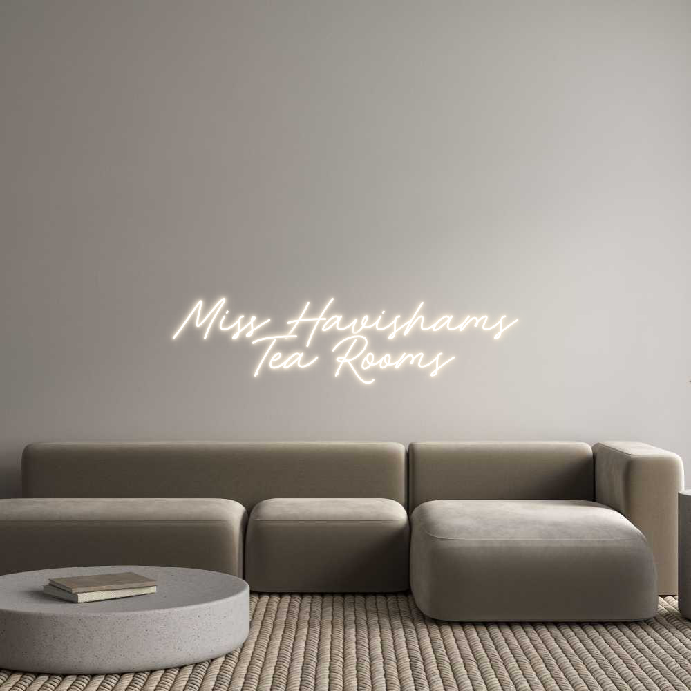 Custom Neon: Miss Havisham...