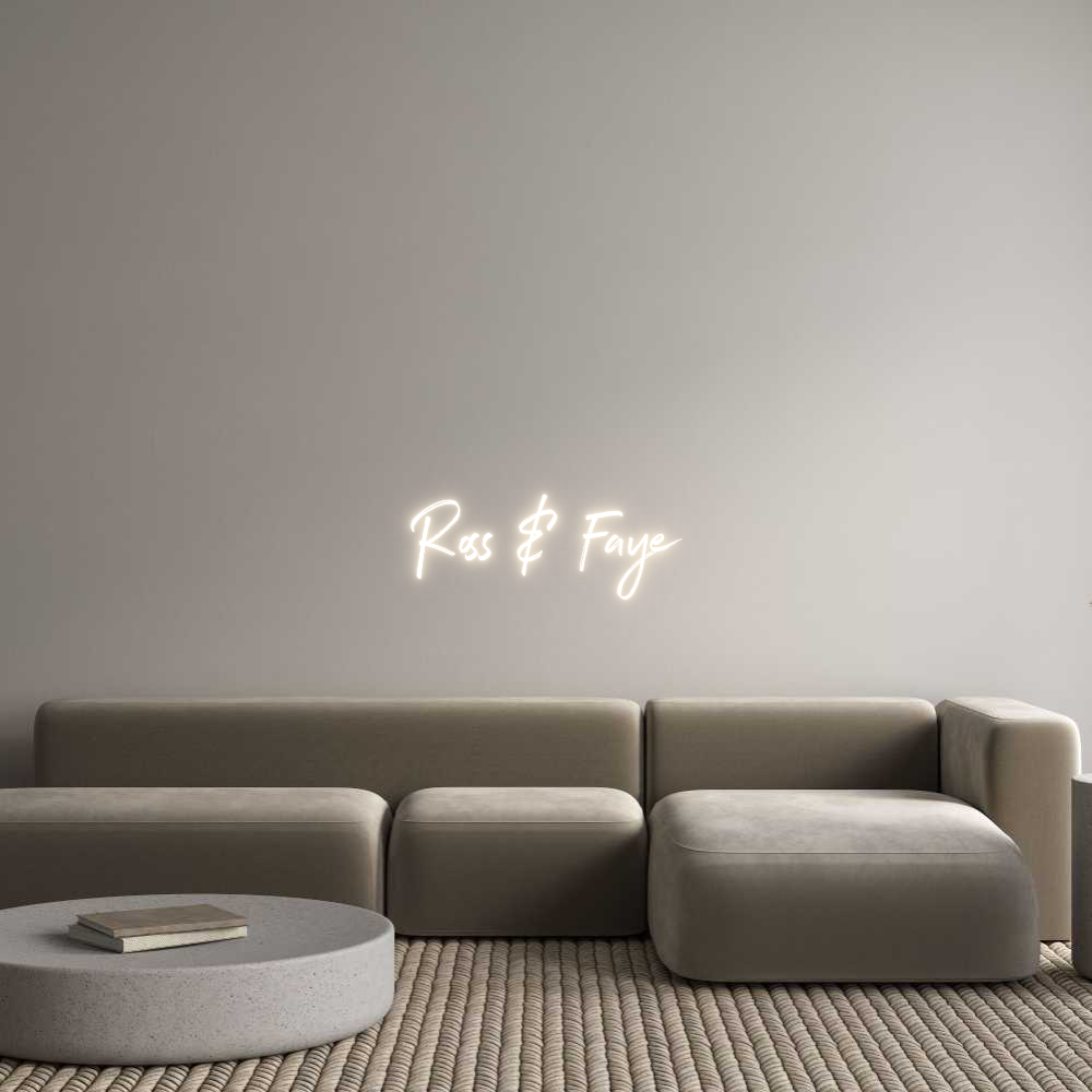 Custom Neon: Ross & Faye