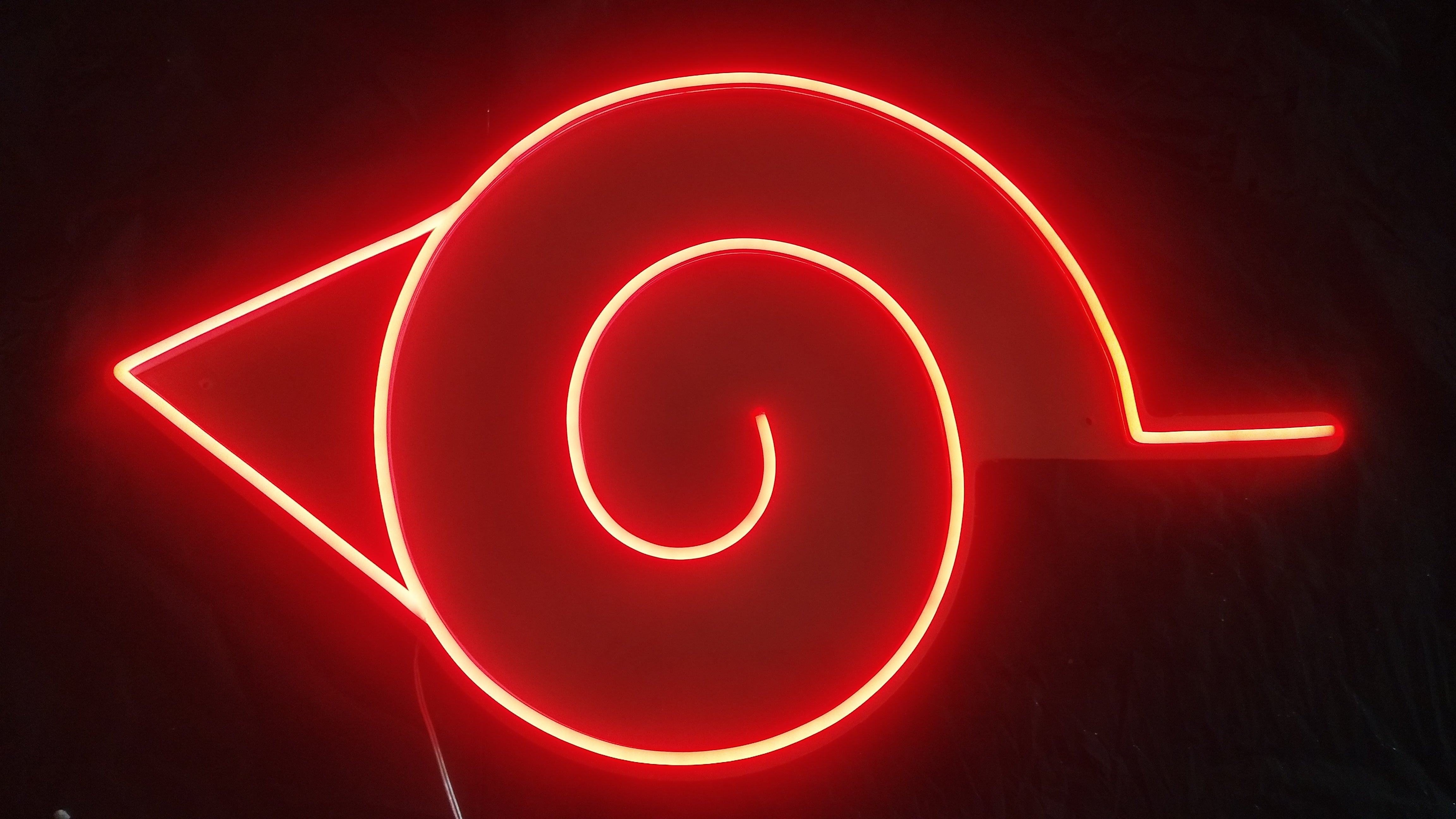 naruto leaf led sign