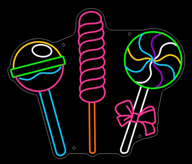 Lollipops 50cm×50cm