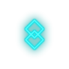 ice_blue 239_shift_coin_crypto_crypto_currency led neon factory