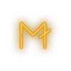 warm_white 242_moon_coin_coin_crypto_crypto_currency led neon factory