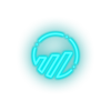 ice_blue 243_world_coin_coin_crypto_crypto_currency led neon factory