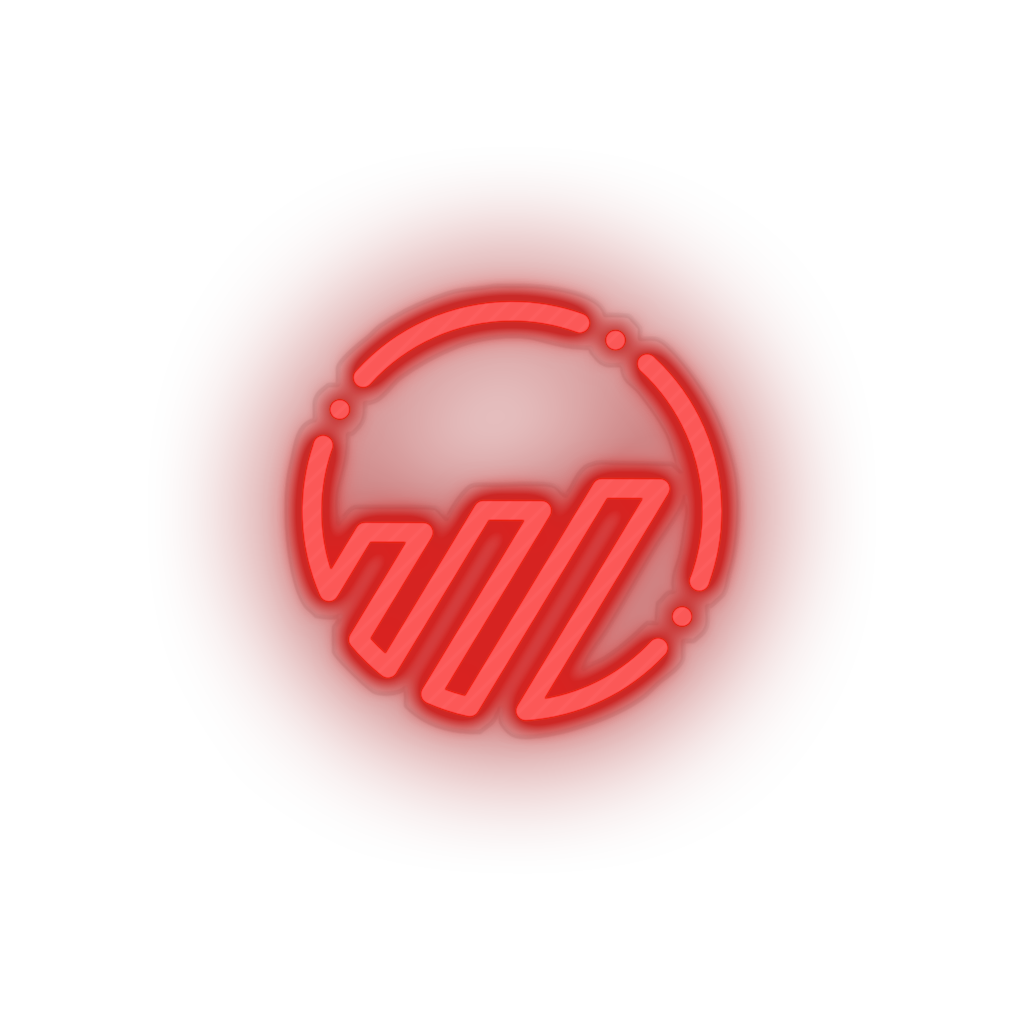 red 243_world_coin_coin_crypto_crypto_currency led neon factory